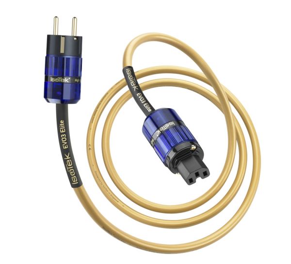Elite Evo3 Doppel Geschirmtes Netzkabel 2m 3 x 1.5mm²