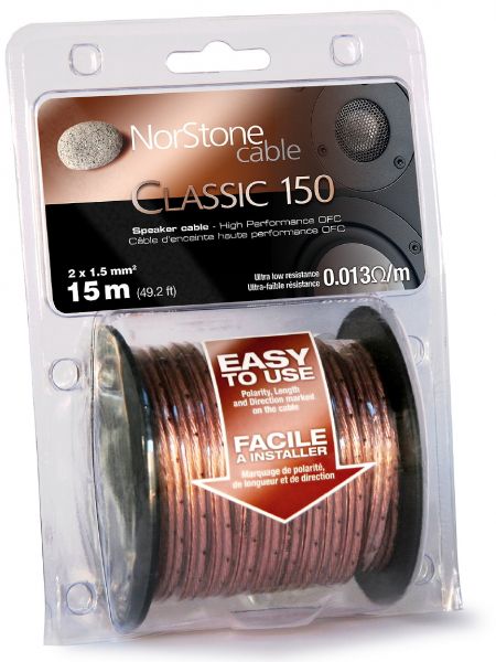 NorStone Cable CL150 15 mètres - 2 x 1,5 mm²