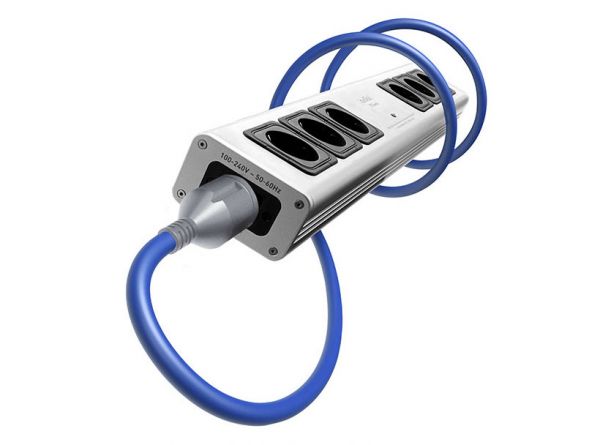 Multi-Prise-Audio V5 Sirius avec 6 prises filtrées individuellement inclut un câble Premier de 1m50